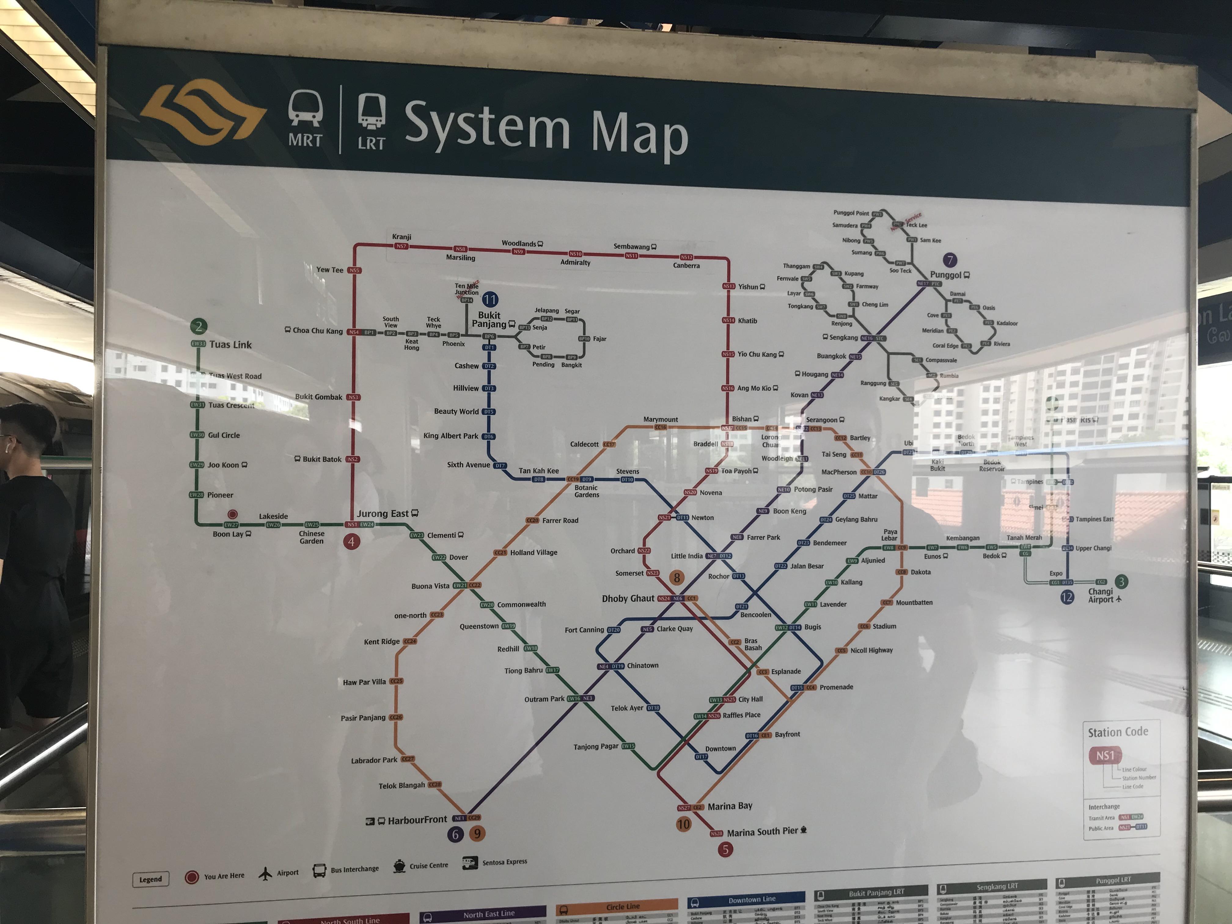 Singapore Transit Map